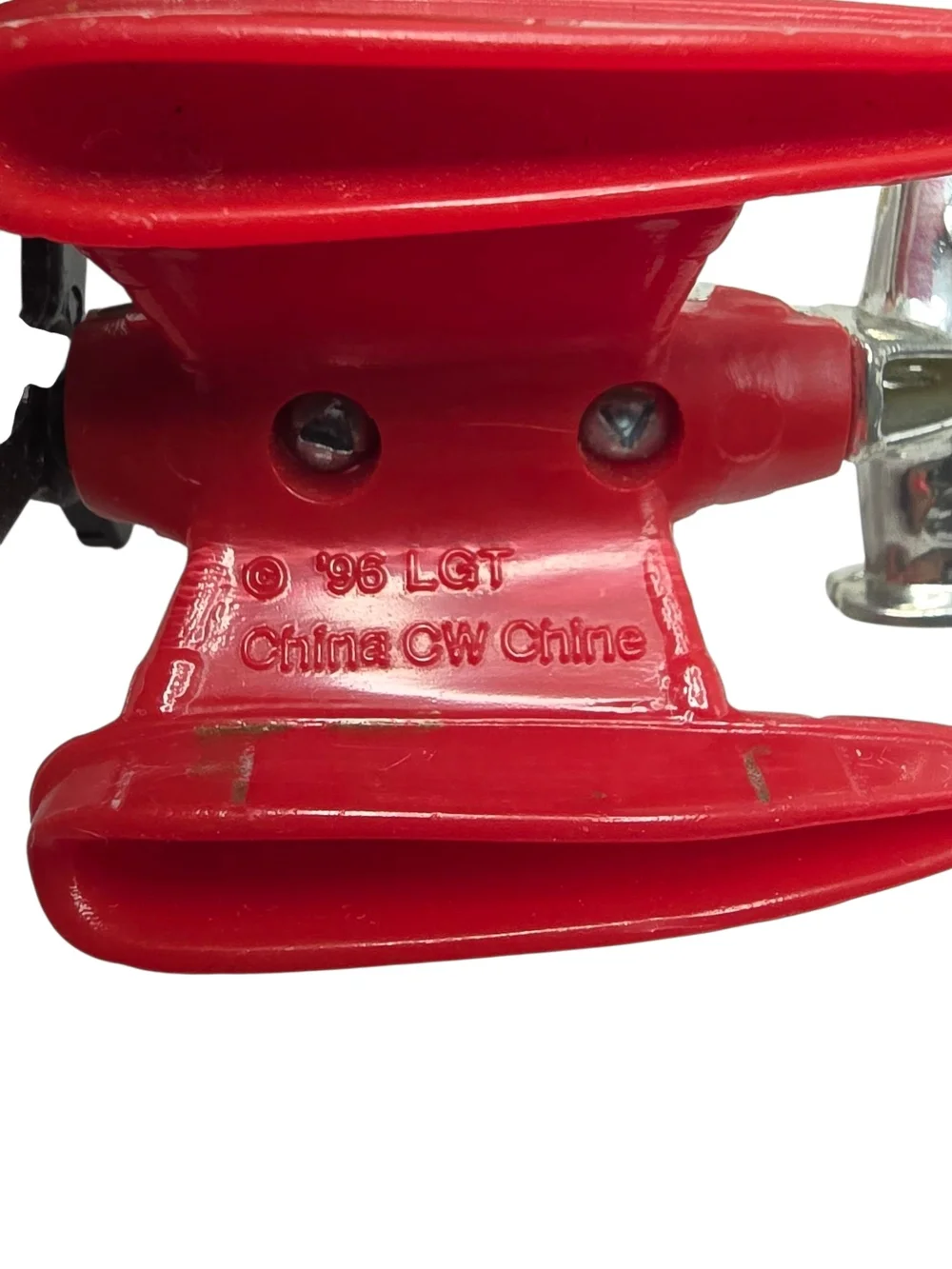 Vintage 1996 Galoob Micro Machines Ocean Flyer Float Plane Seaplane Chrome Red